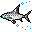 silver shark icon